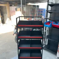 قفسه جا ذغال استند تمام ورق فلزی مشکی