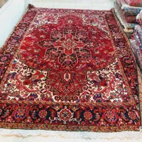 فرش ۹متری هریس رنگ گیاهی ،گوشتدار وعالی