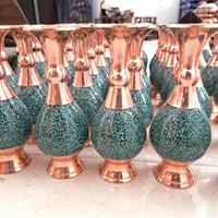 گلدان فیروزه کوبی گلدان فیروزه صنایع دستی