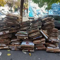 خرید ضایعات کارتن کتاب سبد نایلون پت بطری لاک آهن