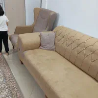 مبل راحتی چستر تختخواب شو|مبلمان خانگی و میز عسلی|گلبهار, شهر جدید گلبهار|دیوار