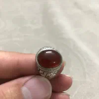 انگشتر نقره کهنه خوش رخ