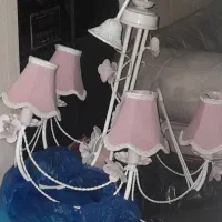 لوستر گل رز پنج شاخه