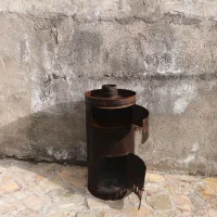 بخاری چوبی فر دار بسیار تمیز وسالم