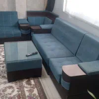 مبل ۷نفره و تخت خواب و کمدلباس