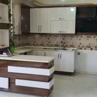 کابینت دست دوم ام دی اف با هود و سینک