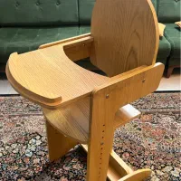 صندلی غذای چوبی کودک|تخت و صندلی بچه|تهران, گلستان (شهرک راه آهن)|دیوار