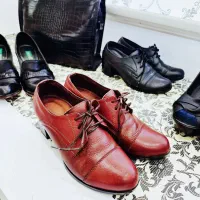 کفش های تمام چرم تبریز نو سالم طبی