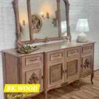 میز آرایش سرویس چوب تخت جهیزیه کنسول میز تلویزیون|بوفه، ویترین، کنسول|مشهد, فریزی|دیوار