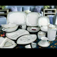 ظروف پذیرایی ۲۴ نفره چینی پردیس(۲۰۴ تیکه)