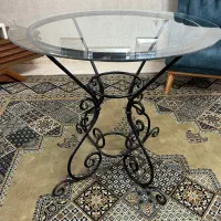 میز شیشه گرد|میز و صندلی غذاخوری|بندرعباس, |دیوار