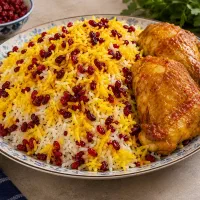 سفارش زرشک پلو با مرغ مجلسی
