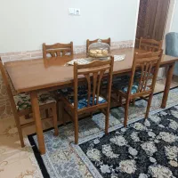 میز ناهار خوری تمام چوب|میز و صندلی غذاخوری|شیراز, دارالرحمه|دیوار