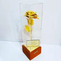 گل رز طلایی پایه مخمل|گل مصنوعی|تهران, فردوسی|دیوار