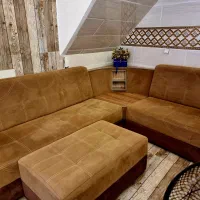 مبل راحتی قهوه ایی