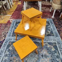 میز جلو مبلی و عسلی تمام چوب مدل پایه مکعبی|مبلمان خانگی و میز عسلی|شیراز, وزیرآباد|دیوار