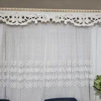 پرده پذیرایی و اشپزخانه|پرده، رانر، رومیزی|نشتارود, |دیوار