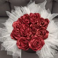 باکس گل روبانی|گل مصنوعی|فریمان, |دیوار