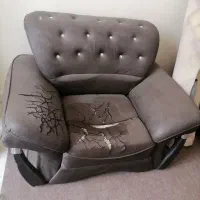 دو دست مبل دست دوم خوب|مبلمان خانگی و میز عسلی|بم, |دیوار