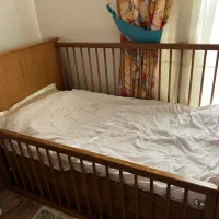 تخت و دراور کودک چوب|تخت و سرویس خواب|تهران, تهرانپارس غربی|دیوار
