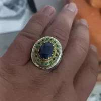 انگشتر یاقوت  کبود