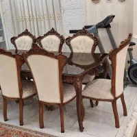 ست مبل کلاسیک ۹ نفره با میز وصندلی نهارخوری ۸ نفره|مبلمان خانگی و میز عسلی|کرمانشاه, |دیوار