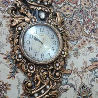 ساعت دیواری طلایی|ساعت دیواری و تزئینی|قزوین, |دیوار