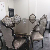 میز ناهار خوری تمام چوب شیش نفره|میز و صندلی غذاخوری|تهران, پرستار|دیوار