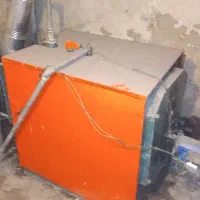 دیگ و مشعل گازی آماده به کار و کاملا سالم