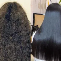 فردا کراتین آنزیم ابریشم سازی دو تومن بعد شستشو|خدمات آرایشگری و زیبایی|اردبیل, |دیوار