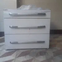 کمد زیر گاز صفحه ای  با کشوی ام دی اف