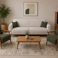مبل۸ نفره مینیمال استفاده نشده کاملا نو (زیر قیمت)