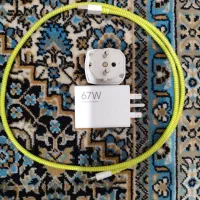 شارژر ۶۷ وات اصلی شیائومی فابریک سرجعبه+کابل ومبدل
