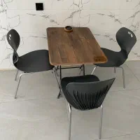 صندلی کافه رستوران و میز تاشو