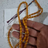 تسبیح کهربا ۱۰۱ دانه قدیمی