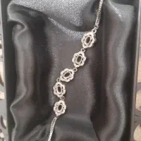 دستبند نقره با انگشتر