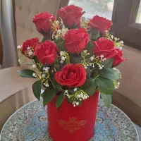 گلدان و باکس گل مصنوعی قیمت مناسب هدیه