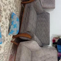 مبل هفت نفره طوسی|مبلمان خانگی و میز عسلی|کردکوی, |دیوار