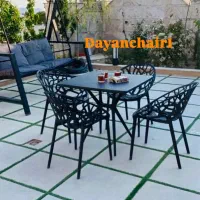 ست میز گرد و صندلی باغی آریا پلاست|میز و صندلی غذاخوری|اسلامشهر, زرافشان|دیوار