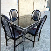 میز غذاخوری رستورانی فلزی