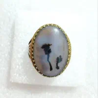 انگشتر نقره مردانه عقیق شجر