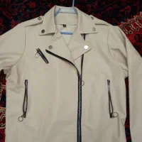 کت چرم کرم سفید کاملان نو بدون استفاده ۷۰۰هزار
