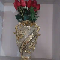 کولر و گلدان و تابلو|گل مصنوعی|میانه, |دیوار