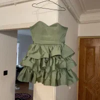 پیراهن مجلسی یکبار پوشیده شده