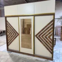 کمد دیواری ام دی اف سفید براق فقط یک هفته