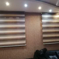 پرده کرکره ایی مدل زبرا برند سایبان نو