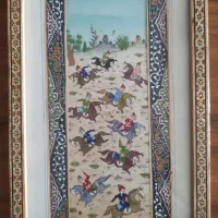 قاب مینیاتور خاتم کاری قدیمی
