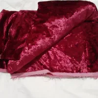 پارچه مخمل گرم بالا زرشکی