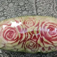 حکاکی هندوانه /میوه آرایی و گل دکوراتیو|خدمات پذیرایی، مراسم|اسلامشهر, شهرک قائمیه|دیوار