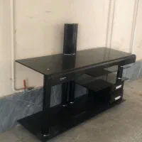 میز تلویزیون شیشه ای